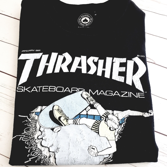 Thrasher Other - VINTAGE THRASHER SKATEBOARD MAGAZINE T-SHIRT